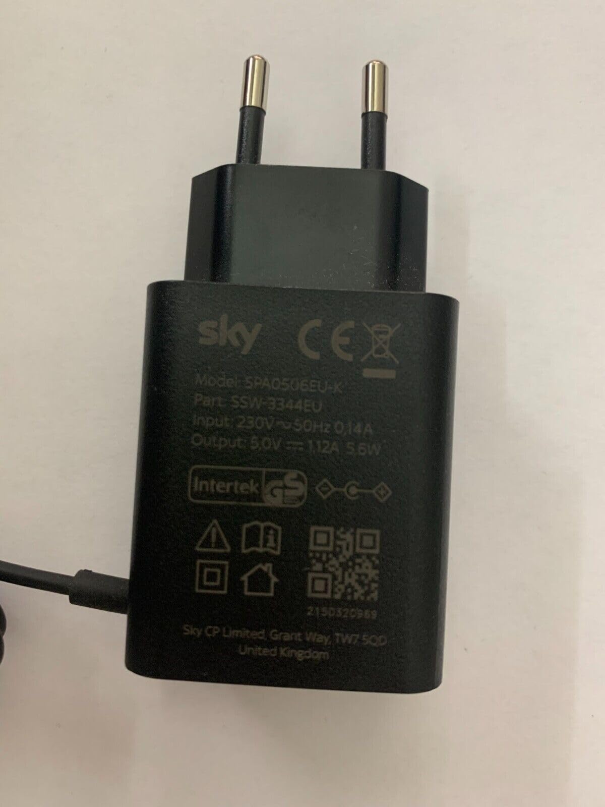 Generico Alimentatore Originale per DECODER Sky spa0506eu-k