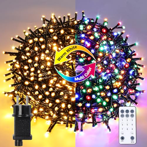 GlobaLink Weihnachtsbeleuchtung Außen 50M, 1000er LED Lichterkette...