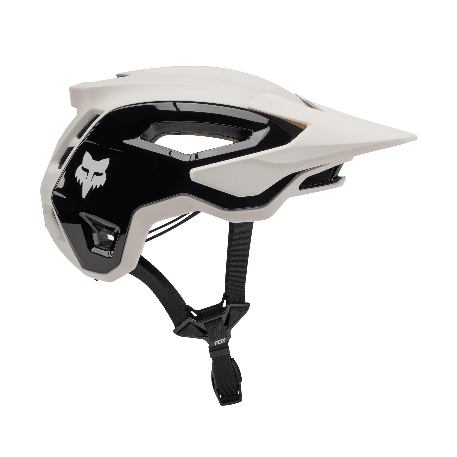 Fox Racing Casque Fox Speedframe Pro Blocked Vintage Blanc Unisexe