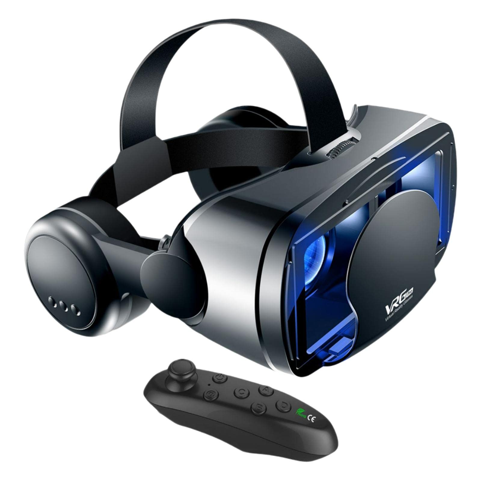 ATORSE 3D Vr Glasses Adjustable Headset Helmet for 5-7" Phones Y1 Remote Control-picture-15