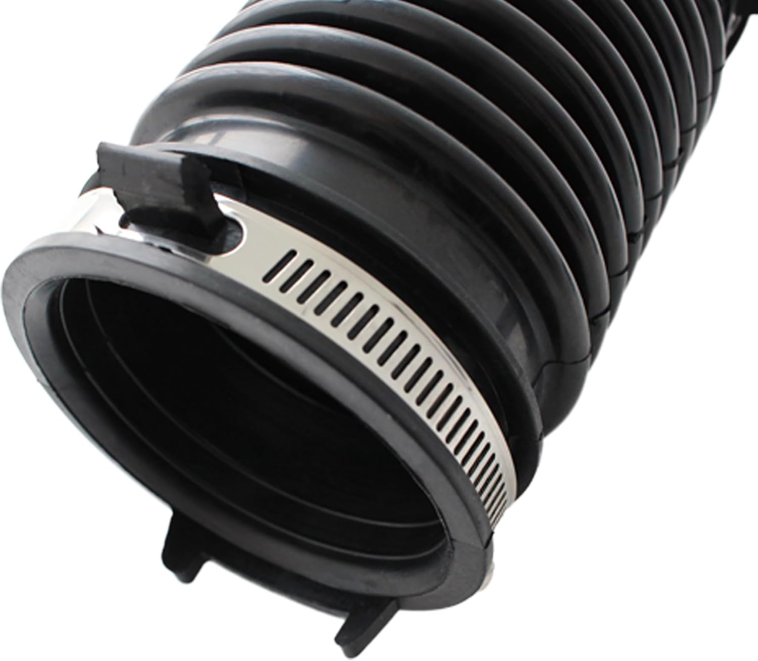 AUCERAMIC 15838665 Air Intake Hose Tube with Clamps Fit 2006-2012 Chevy Cobalt Malibu, 2007-2010 Pontiac G5 G6, 2008-2009 Saturn Aura L4 2.4L Replace 696-737 air cleaner boot duct