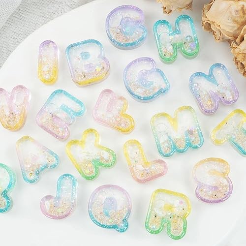 Miniatura 3 de Letra A a Z Molde Alfabeto Arenas movedizas Shaker Moldes de silicona Moldes de resina epoxi hallazgos Accesorios Suministros Fabricación de joyas