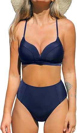 Eczipvz Womens Bathing Suit Tops Only Sporty Adjustable Wide Straps Women Bikini Top Large Bust Criss Cross Back Supportive Swimsuit Tops Only Red Xl