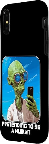 Miniatura 5 de iPhone 13 Pro Alien Pretending To Be A Human Halloween Women, Men, Kids Case