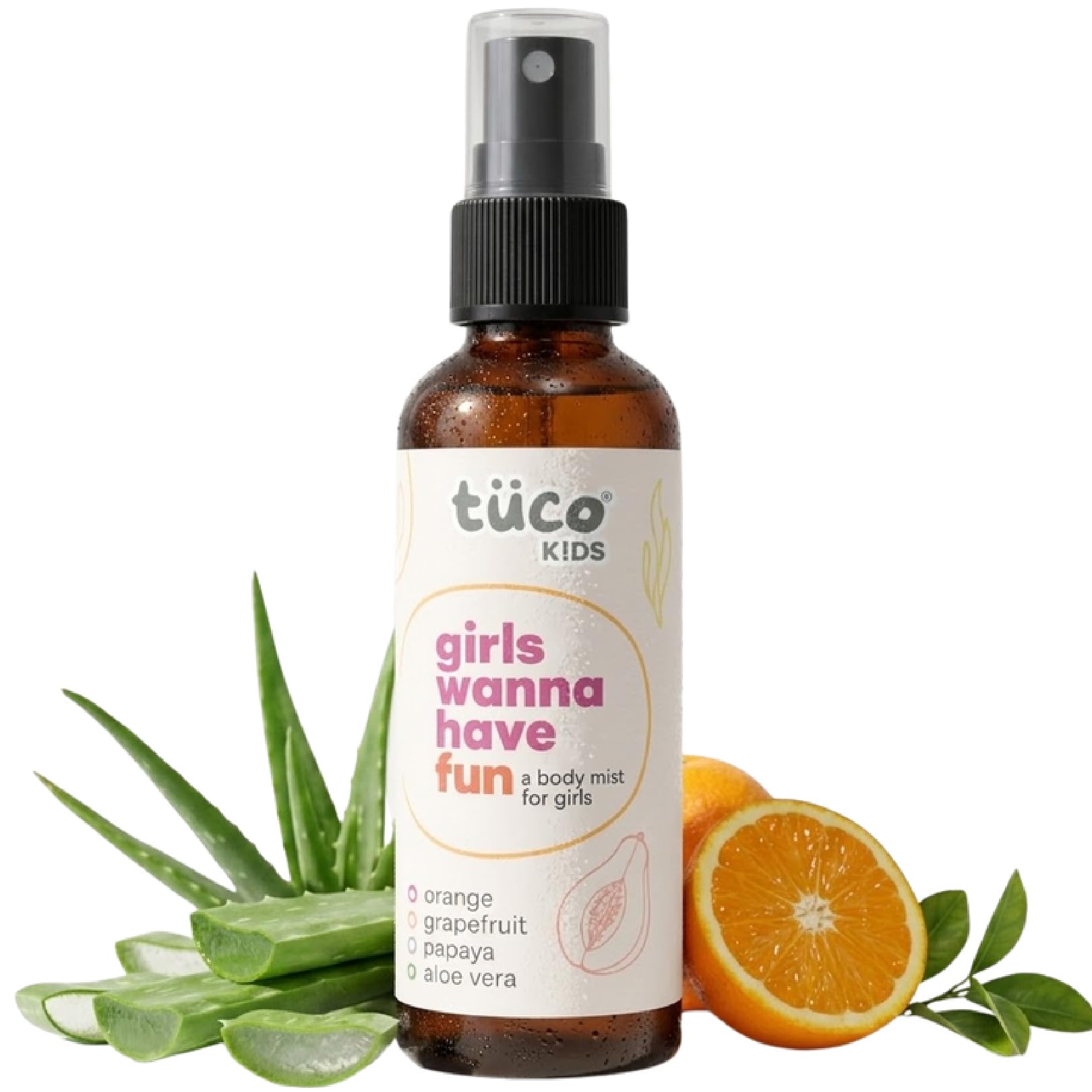 Tuco® Kids Natural Magic Mist for Girls | Body Spray | Gentle & Safe Perfume for Kids and Baby | Long Lasting with Mild & Delicate Fragrance | Papaya & Rose Water Extract | 50ml-image-35
