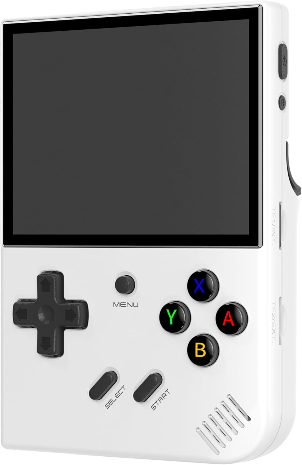 RG35XX Plus Retro Handheld Game Console - Upgraded Chip - Linux System - 3.5 Inch IPS Screen - Built-in 64G TF Card 5515 Games - 3300mAh Battery - Support HDMI TV Output 5G WiFi Bluetooth 4.2 (White)