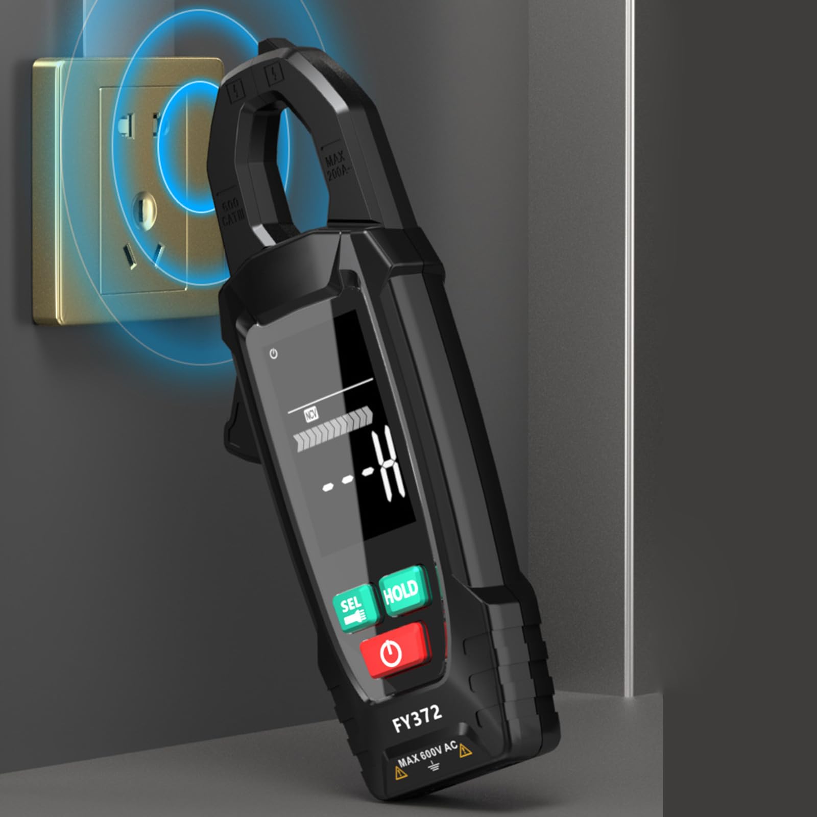 Multímetro de pinza digital portátil para medición precisa de voltajes de corriente y resistencia para pruebas eléctricas Pinza amperimétrica digital
