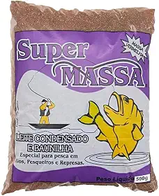 Kit 2 Massa De Pesca Isca Em Pó Sabor Leite Cond. e Baunilha 500g