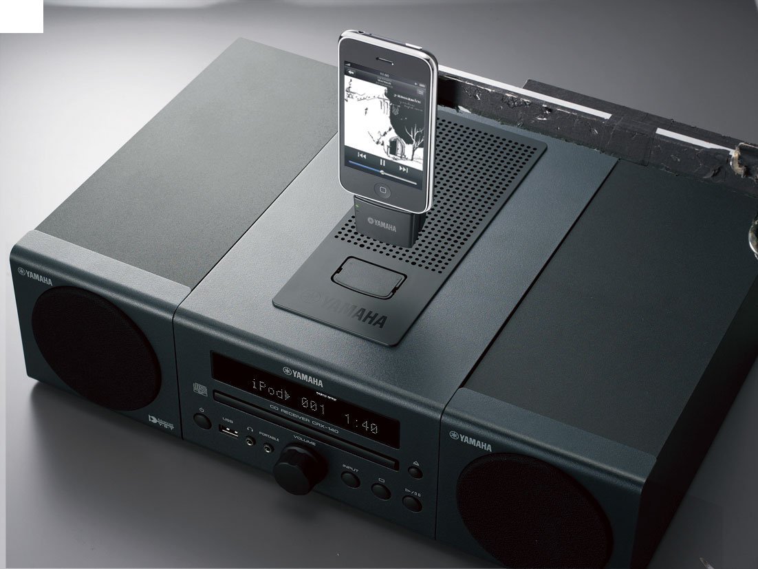 Yamaha MCR-040 Compact Stereo Audio System with Docking