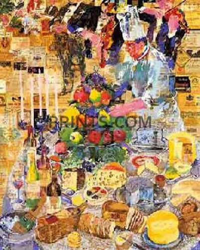 LeRoy Neiman - Chef La Cuisine Francaise Open Edition Serigraph on Paper