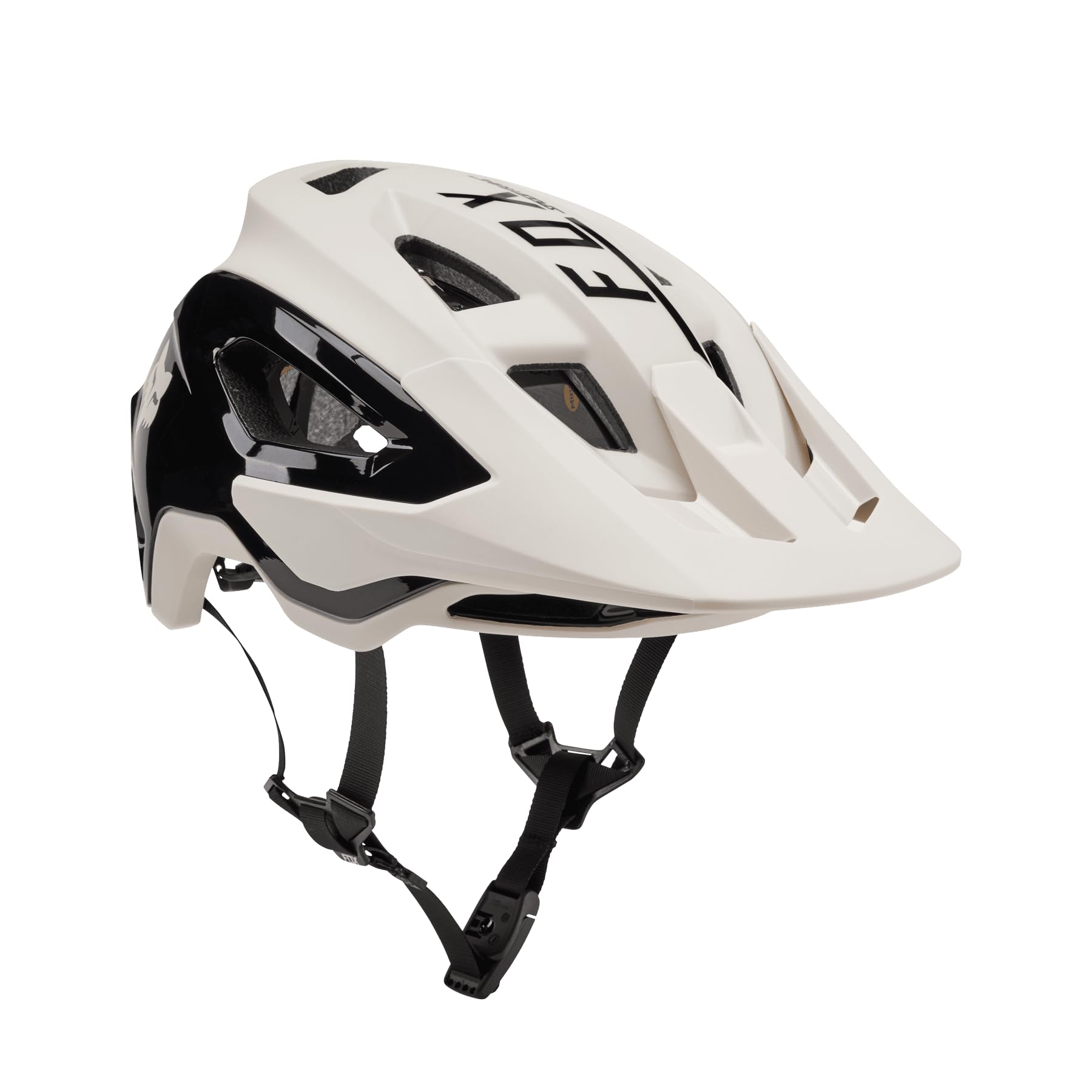 Fox Racing Casque Fox Speedframe Pro Blocked Vintage Blanc Unisexe