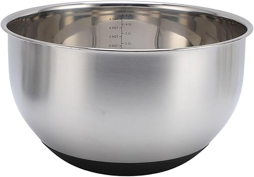 Miniatura 6 de EVGATSAUTO Juego de 3 tazones de mezcla de acero inoxidable con tapas herméticas, funcionales para preparación de alimentos y horneado