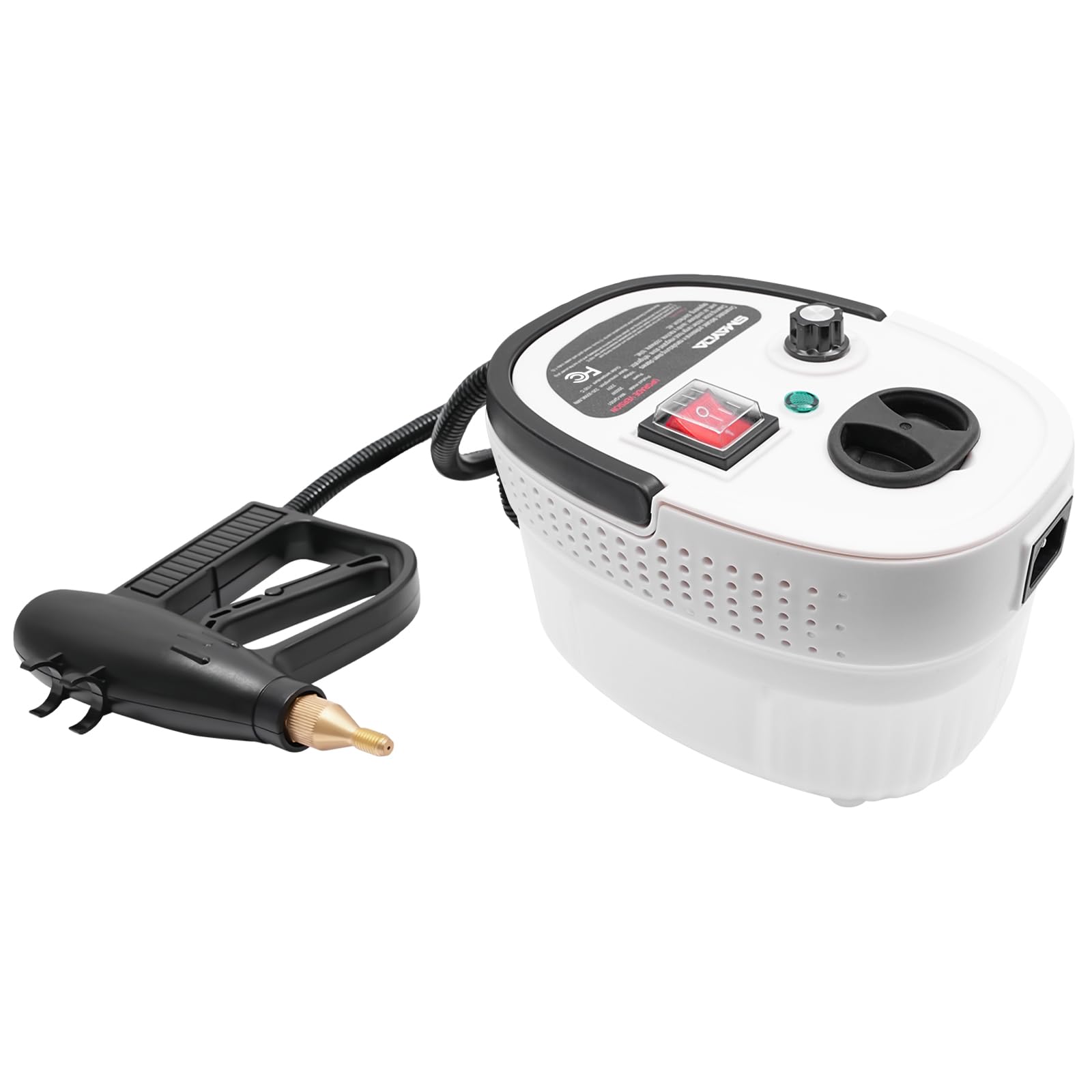 Handheld Steam Cleaner - 2500W Steam Cleaner Portable High Pressure Car Steamer - 1.2L Large Water Tank Electric Steamer Cleaner Machine for Auto Detailing Home Furniture Kitchen(3 Brushes)