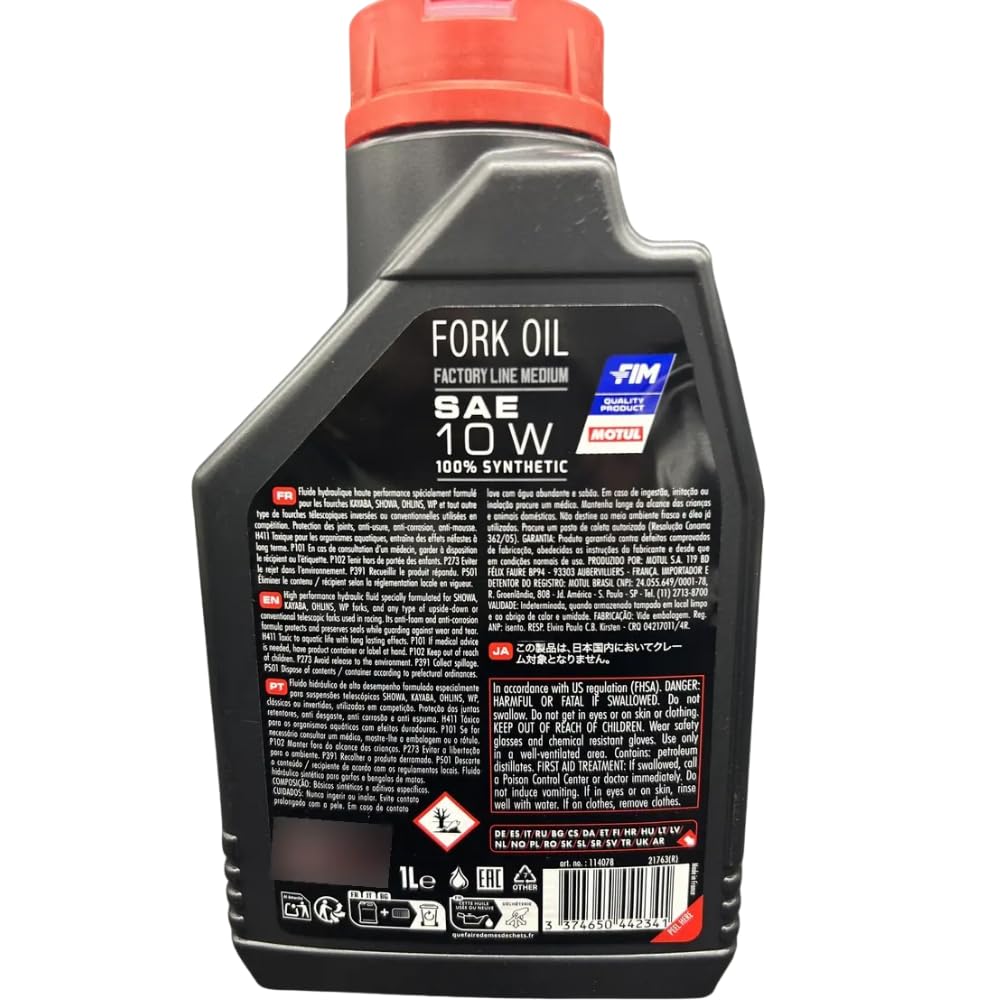 OLIO FORCELLA FACTORY LINE MOTUL 10W DA 1LT