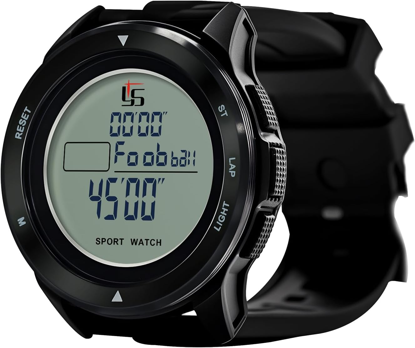FCXJTU Professional Soccer Referee Watch with Tournament Mode Game Timer, 100-Lap Silent Stopwatch, 3-Line Backlit Display, On/Off Switch, Countdown/Alarm/Calendar for Football Officials, Coaches