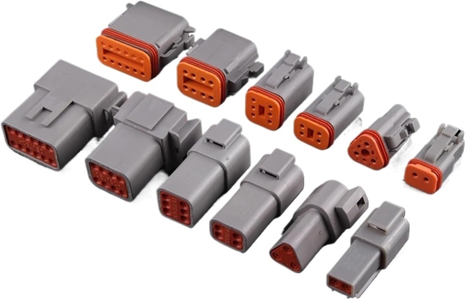 20 Sets Deutsch DT Automobile Male&Female Waterproof Connector Plug with 18AWG 15CM Wire DT06/DT04-2/3/4/6/8/12S/P(DT04-3P (18AWGX15CM))