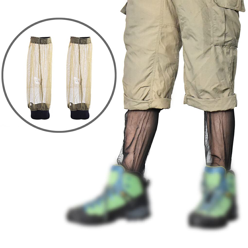 BEALIFE Calcetines de Senderismo Antimosquitos Cubierta de Pierna Antiinsectos Protección Unisex