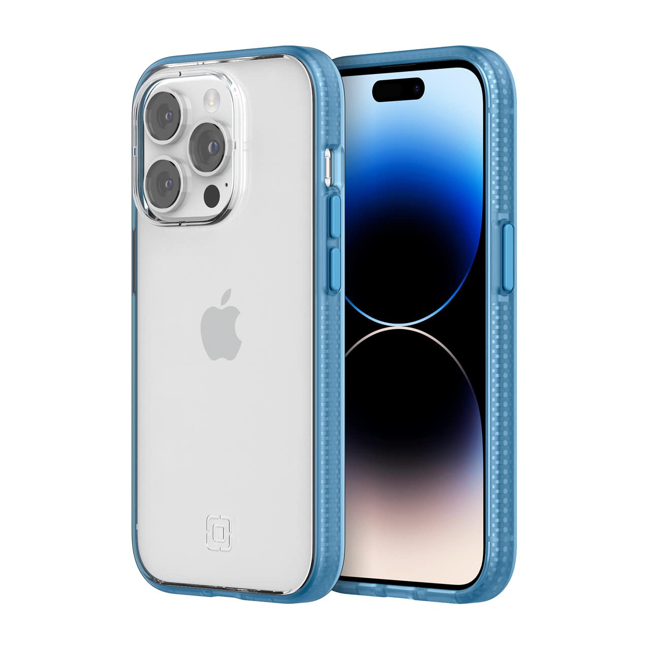 Incipio Idol Series Custodia per iPhone 14 Pro, protezione minimalista e sostenibile - Nero/Trasparente (IPH-2025-BLKC