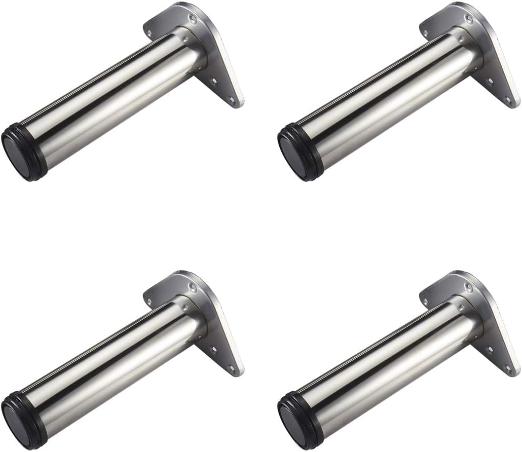 Furniture feet X4 stainless steel bar legs Bar support feet Furniture