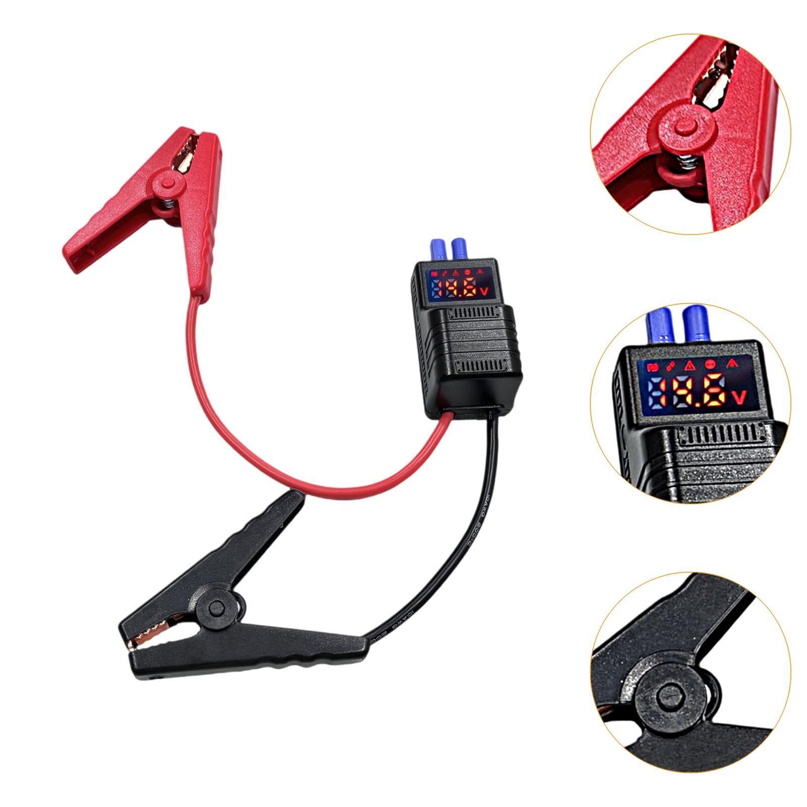 Harilla Pinces de démarrage intelligentes, Clip de démarrage d'urgence pour Voiture, Compact, Clip pour câble de Automobile