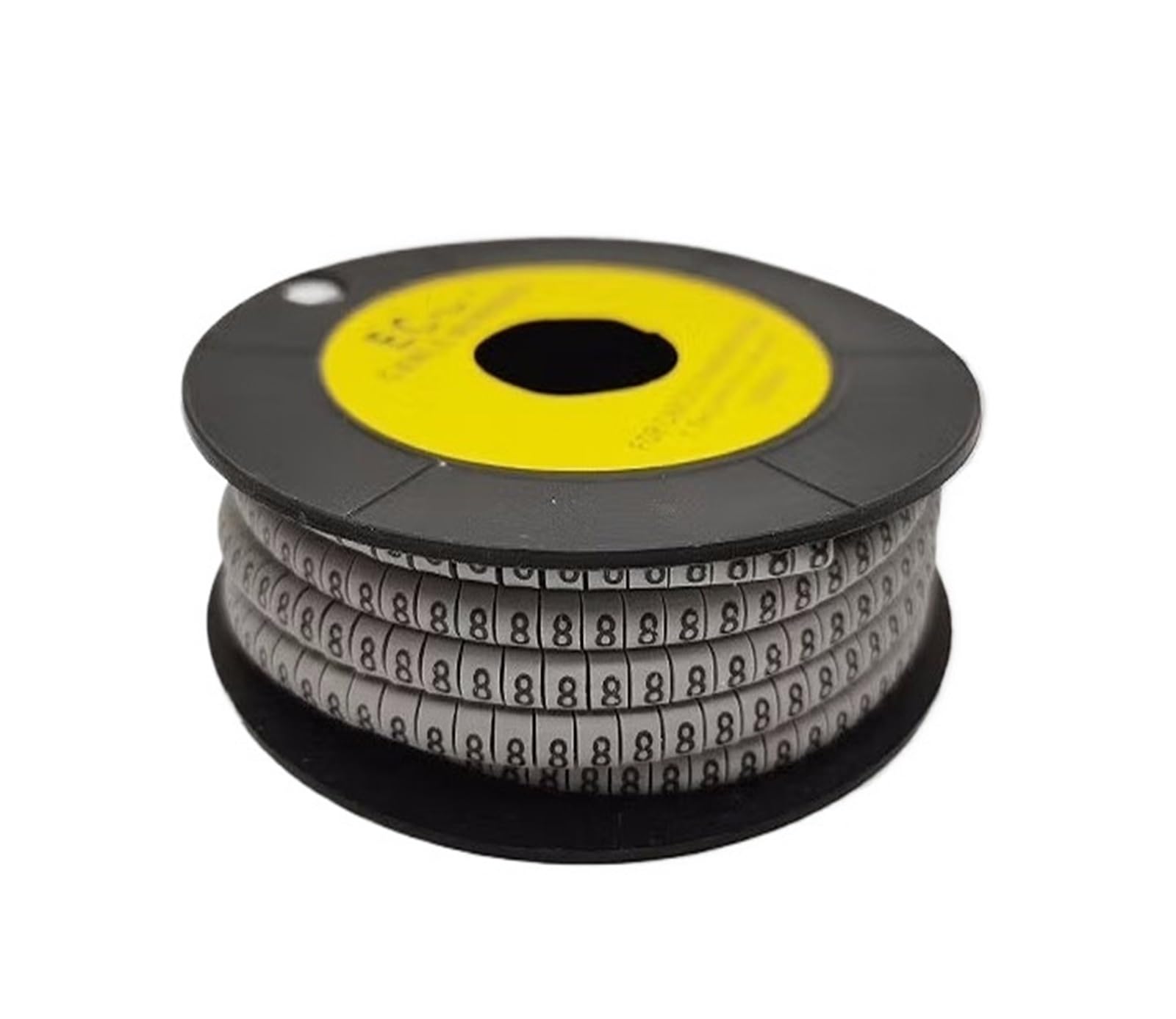 Lyhydma Color-08 Cable Wire Marker 250/500/1000Pcs 0 To 9 Number Wire Marker Spiral Wrapping Colored