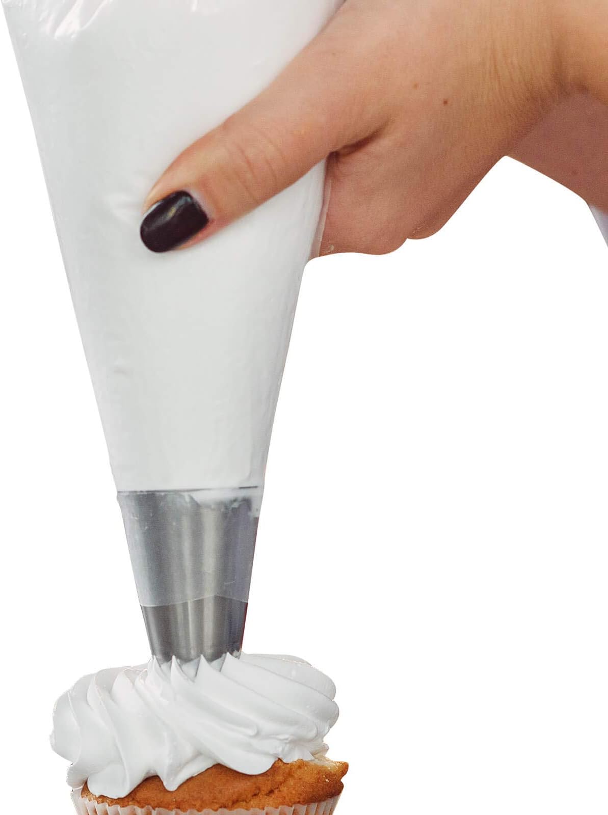 Gexolenu 100 PCS Disposable Piping Bags, 12 Inch Upgraded Anti-Burst pastry bags for Cake and Buttercream Frosting, Cupcake Baking Decorating Icing Bags, Thick, Non-Slip for All Size Tips and Couples