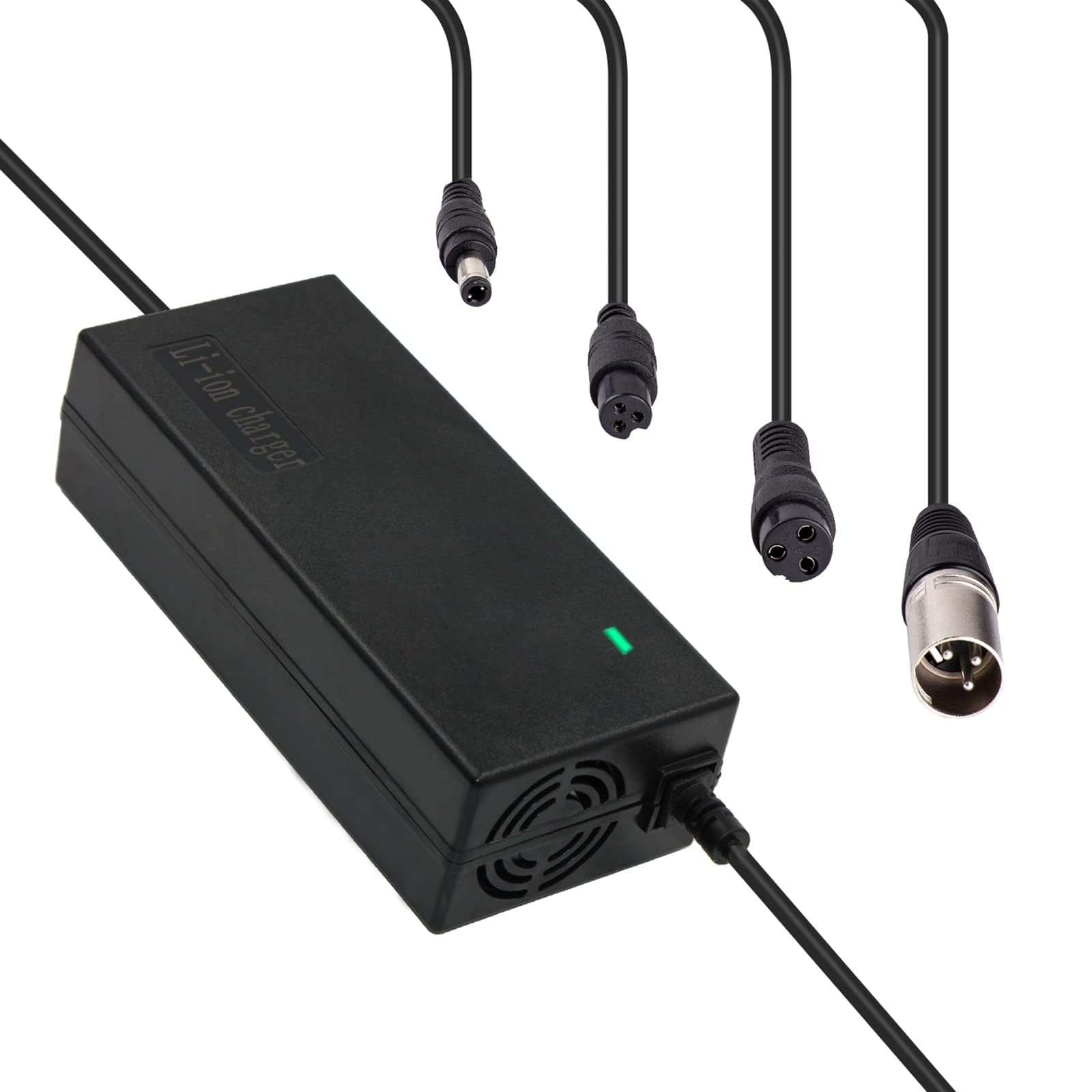 54.6V 2A Caricabatterie per bici elettrica e scooter. Compatibile con batterie al litio 48V 13S da 54.6V. (Compatibile solo se tensione e connettore corrispondono)