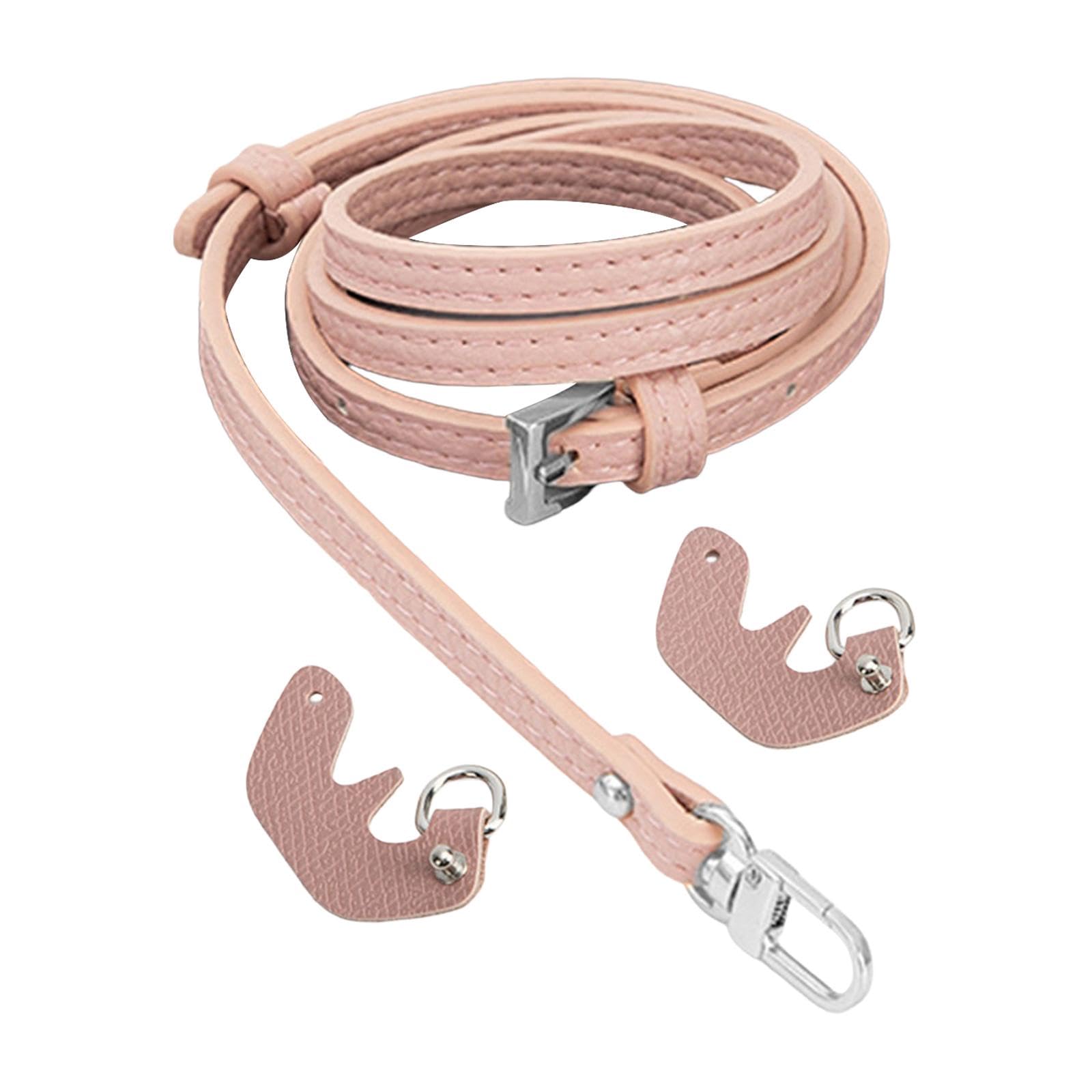 SHOPORA® Purse Strap For Handbag Durable Pu Leather Bag Strap Stylish Body Strap Pink | Womens Handbags & Bags | Handbag Accessories-image-24