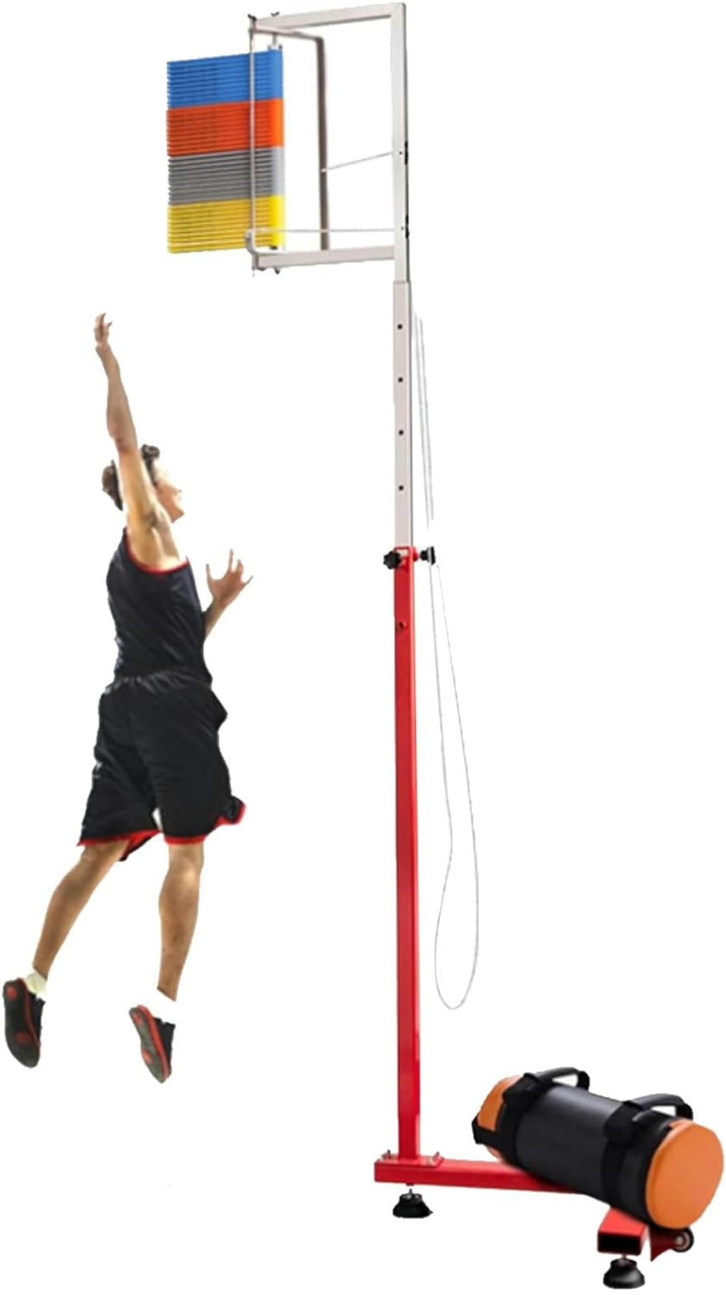 Testeur de saut vertical et outil de mesure challenger pour entraînements de badminton