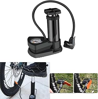Mini Air Pump Tire Inflator Mini Air Pump for Car Tires, Portable Air Pump for Scooter, Motorcycle, Bicycle, Multi-Use - by KaberTrade