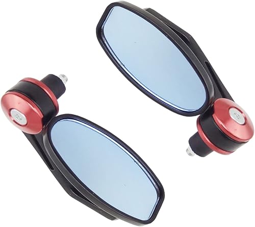 Miniatura 7 de Espejos de extremo de barra de mango CNC de motocicleta 3 "redondo 78" para Yamaha Suzuki