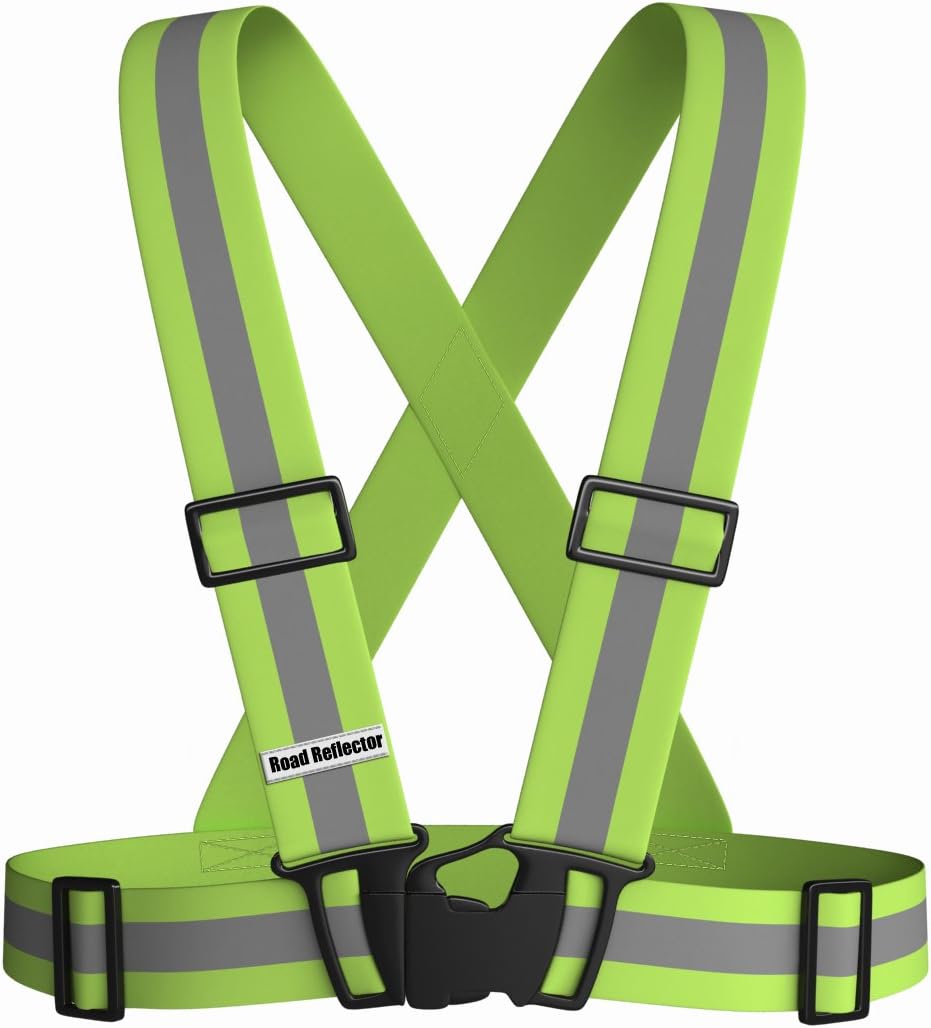 Reflective Vest for High Visibility for Running or Cycling. Safety Gear to Always Be Seen.
