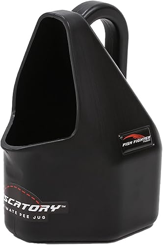 El Piscatory - La mejor botella de orinal masculina para barcos, orina con privacidad y un toque de humor - Diseño con una sola mano para un fácil