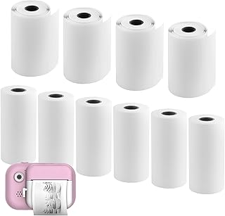 🚨 EXTREME: 10 Rolls of Camera Printing Paper, Children’s Paper Rolls White Wood Pulp Thermal Paper Instant Printed Camera Refill Pape…