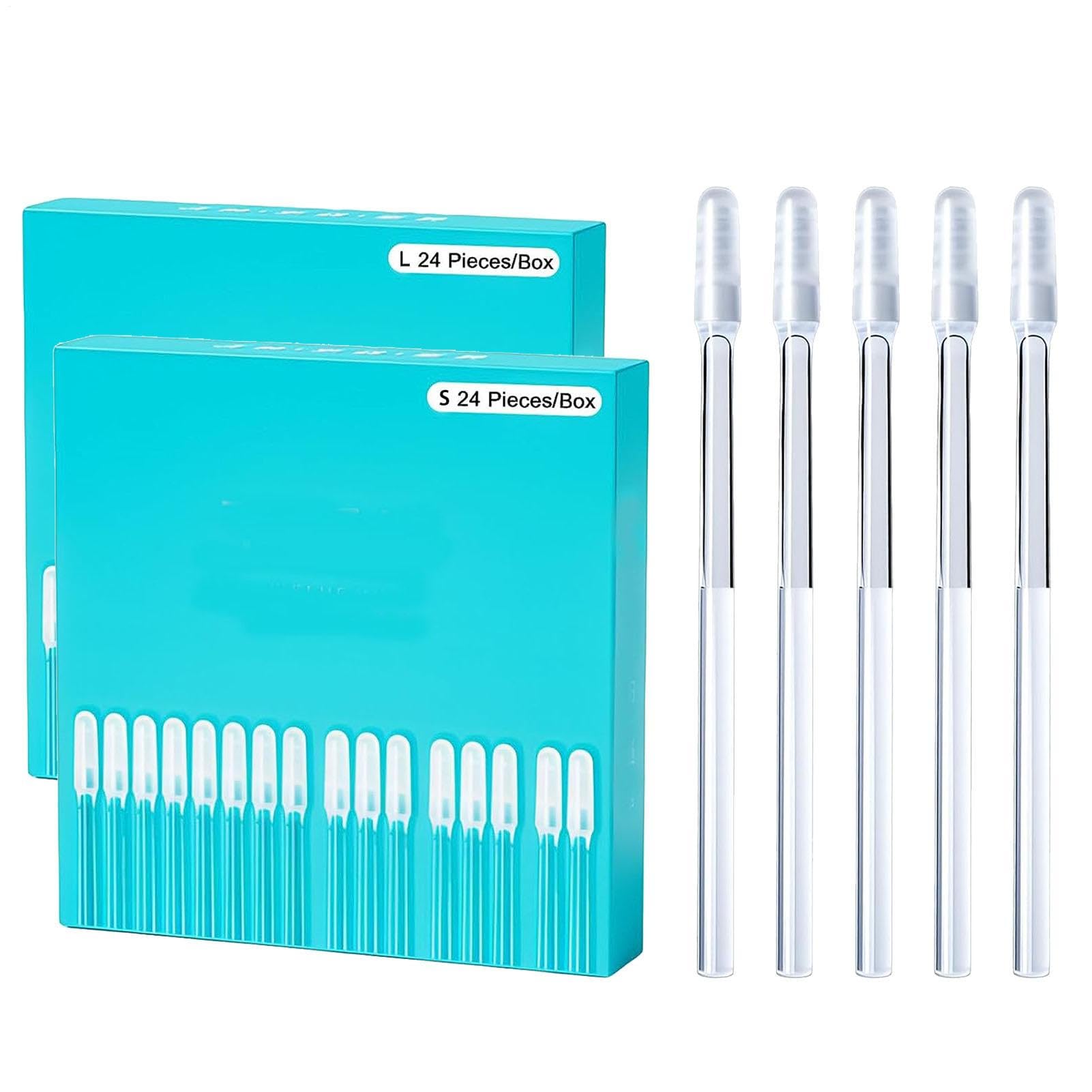 48 Bastoncine Appiccicoso Pulizia Orecchie, Bastoncini In Silicone, Morbido E Riutilizzabili, Strumenti Rimozione Cerume, Pulitore Prelievo Orecchi Appiccicose Sicurezza, Adesivi Scavare Orecchi Stick