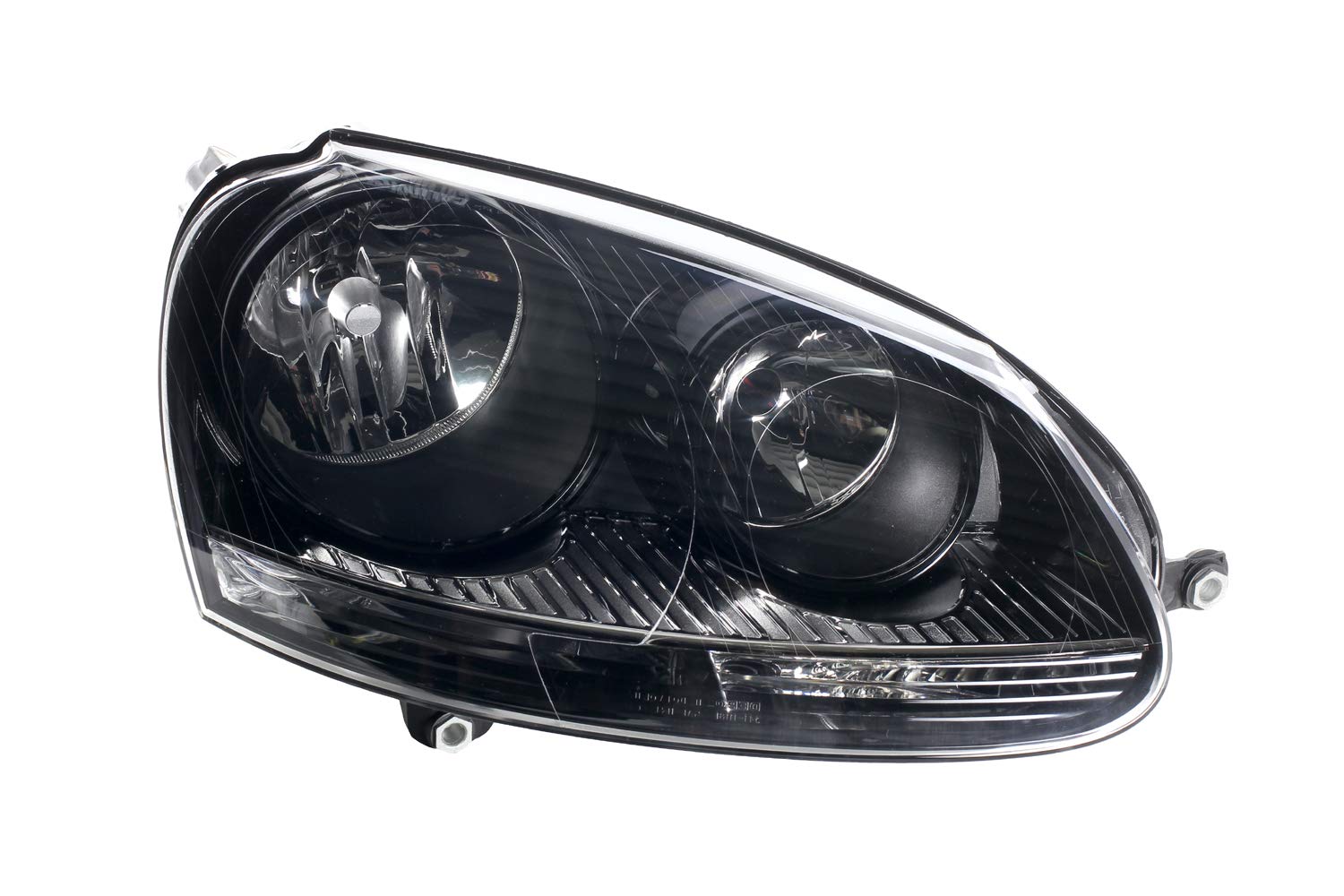 Johns, Juego de faros para Volkswagen Golf 5 V Set cromo/negro a partir de 10/03 nuevo & Dirketv.
