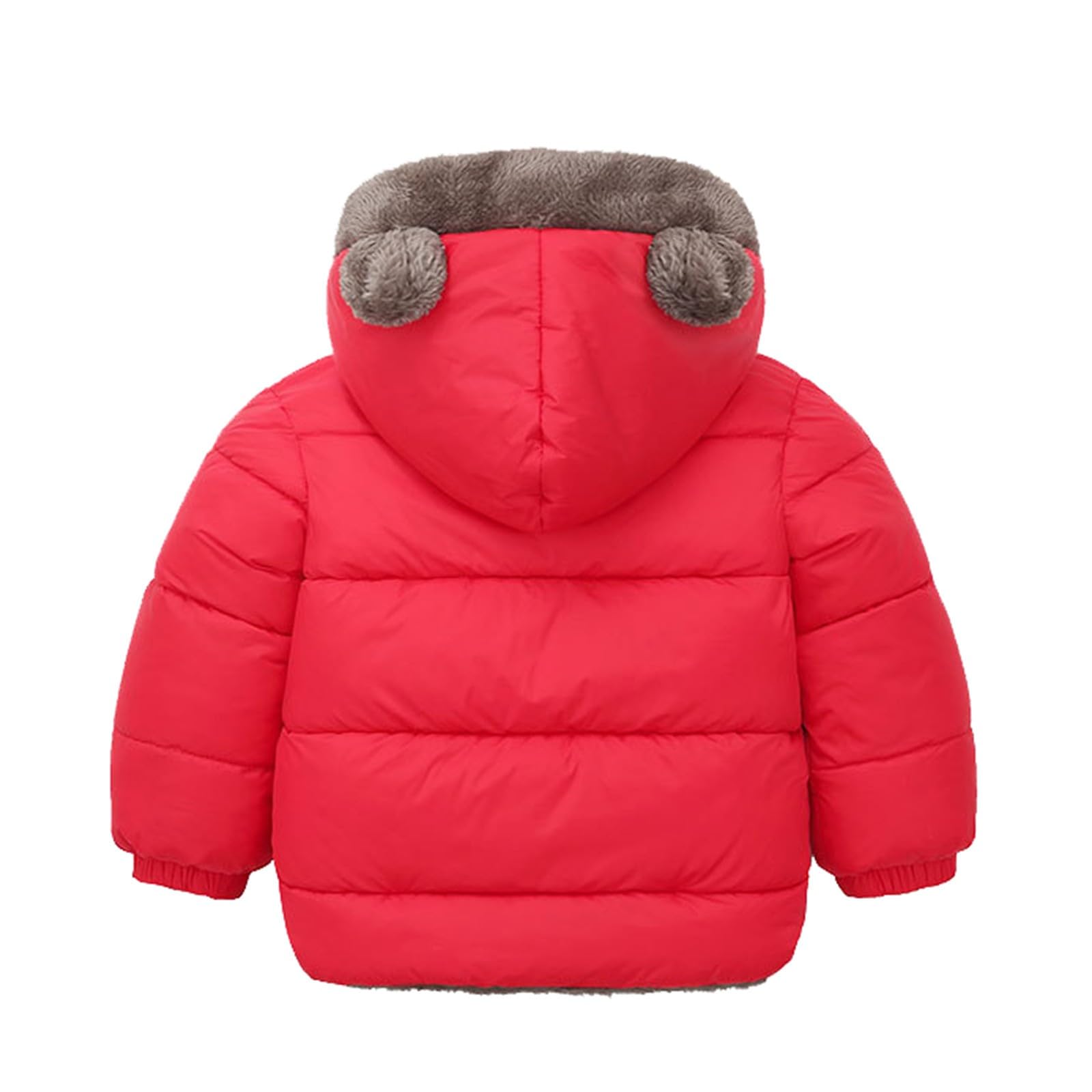 Generisch Bekleidungsset Kinder Thermo Schneeanzug Winter Overall für Kleinkinder Mädchen gepolsterte Jacke mit warmem gemütlichem Outfit zum Spielen bei kaltem Wetter
