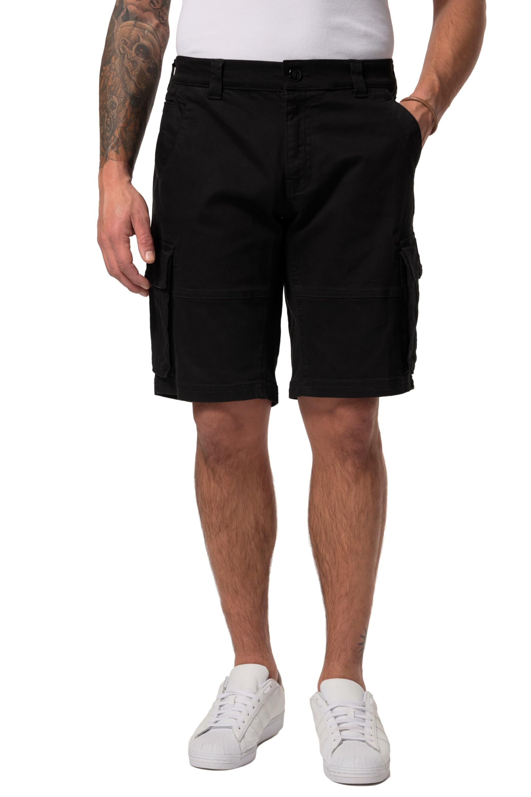 JP 1880 Herren große Größen Übergrößen Menswear L-8XL Cargobermuda, Bauchfit, Cargotaschen 837903