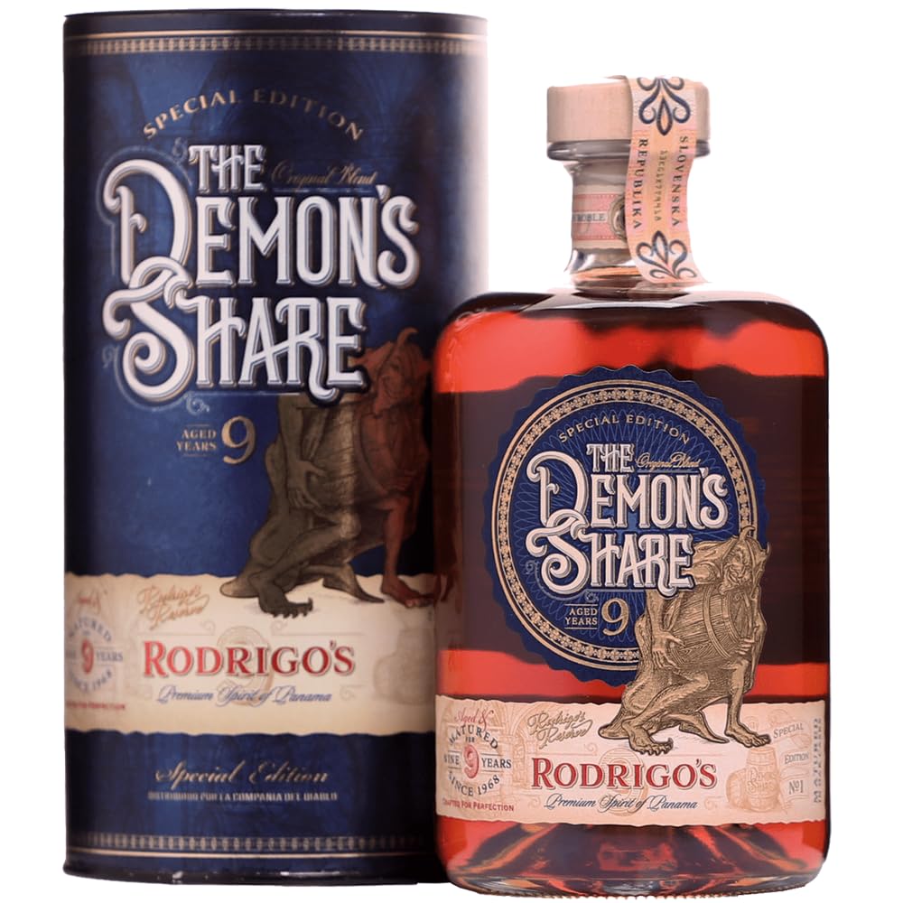 The Demon's Share 9 Years Old Rodrigo's Reserve Special Edition No. 1 40% Vol. 0,7l in Geschenkbox