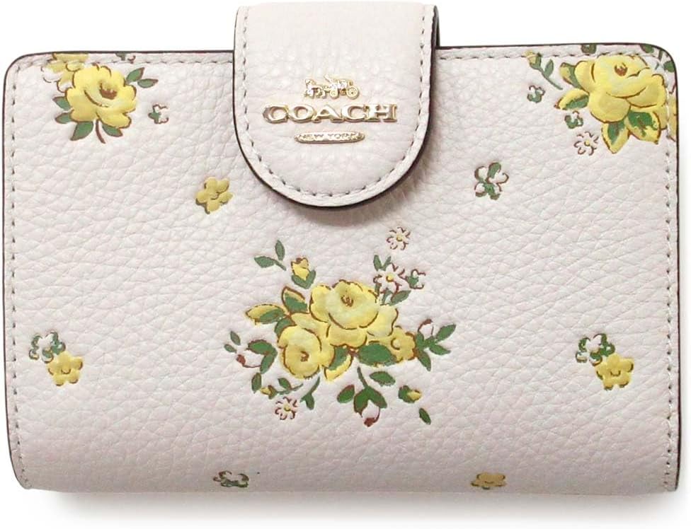 バーバリー 美品 ゴールド チェック柄 三折財布 がま口コイン