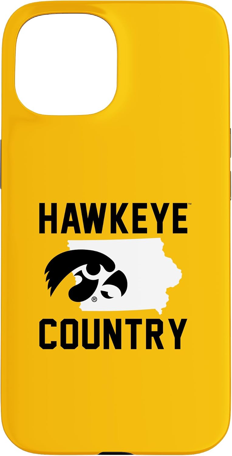 Iowa Hawkeyes | Official NCAA Merch | 1717BK02 Case for iPhone 15