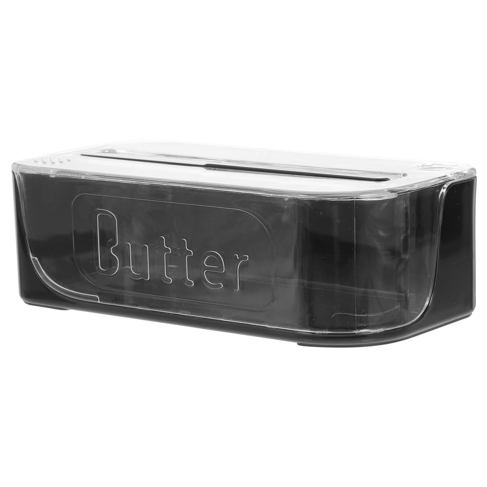 Western Style Small Butter Dish Butter Saver Mold Butter Dish with lid Cutter Box, 17.20X8.80X5.50CM, As Shown 2