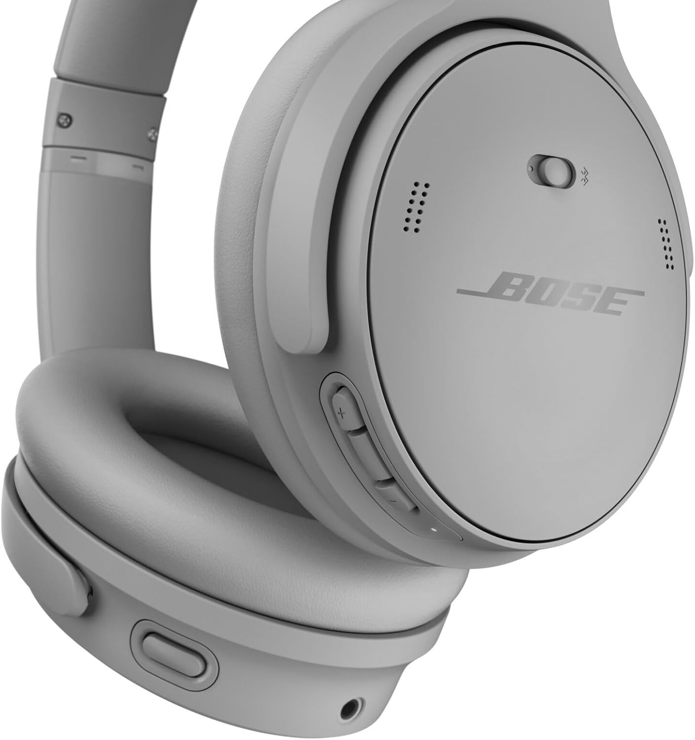 Bose QuietComfort Headphones - Wireless Bluetooth Headphones, Active Over Ear Noise Cancelling and Mic, USB-C Charging, Deep Bass, Up to 24 Hours of Playtime, Moonlight Grey - Limited Edition - Image 5