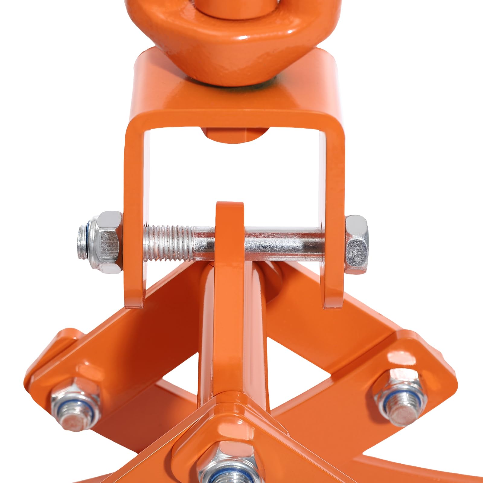 Greifer Zum Aufheben Greifzange Für Senioren Senioren Greifzange Müllzange Holzgreifzange aus Stahl, Orange, 4-Klauen-Design, max. 71 cm Öffnung, 1202 kg Tragkraft, für Forstwirtschaft und Bau