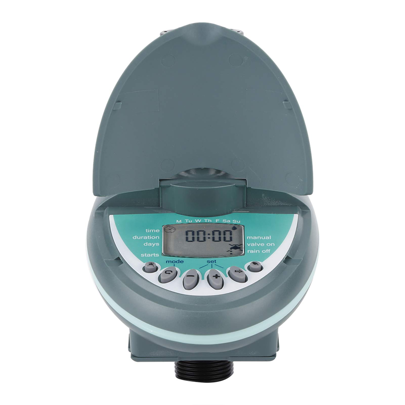 Jeanoko Controlador de Riego Automático Galcon 16 × 11 × 10 G3 4 Pulgadas Rosca Macho Hembra Controlador de Riego Inteligente Temporizador de Agua Automático Controlador de Riego