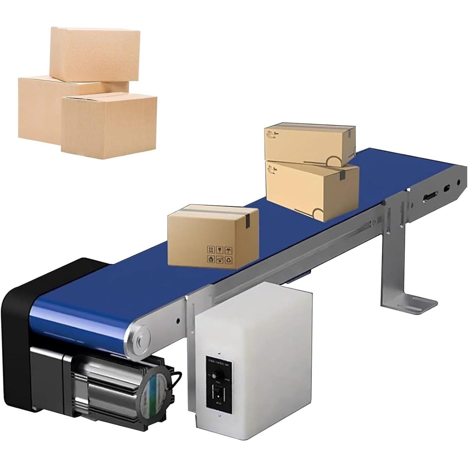 AdjustabSpeed - Cinta transportadora eléctrica para laboratorios de ciencias y alimentos, alta eficiencia, versátil, manejo de materiales