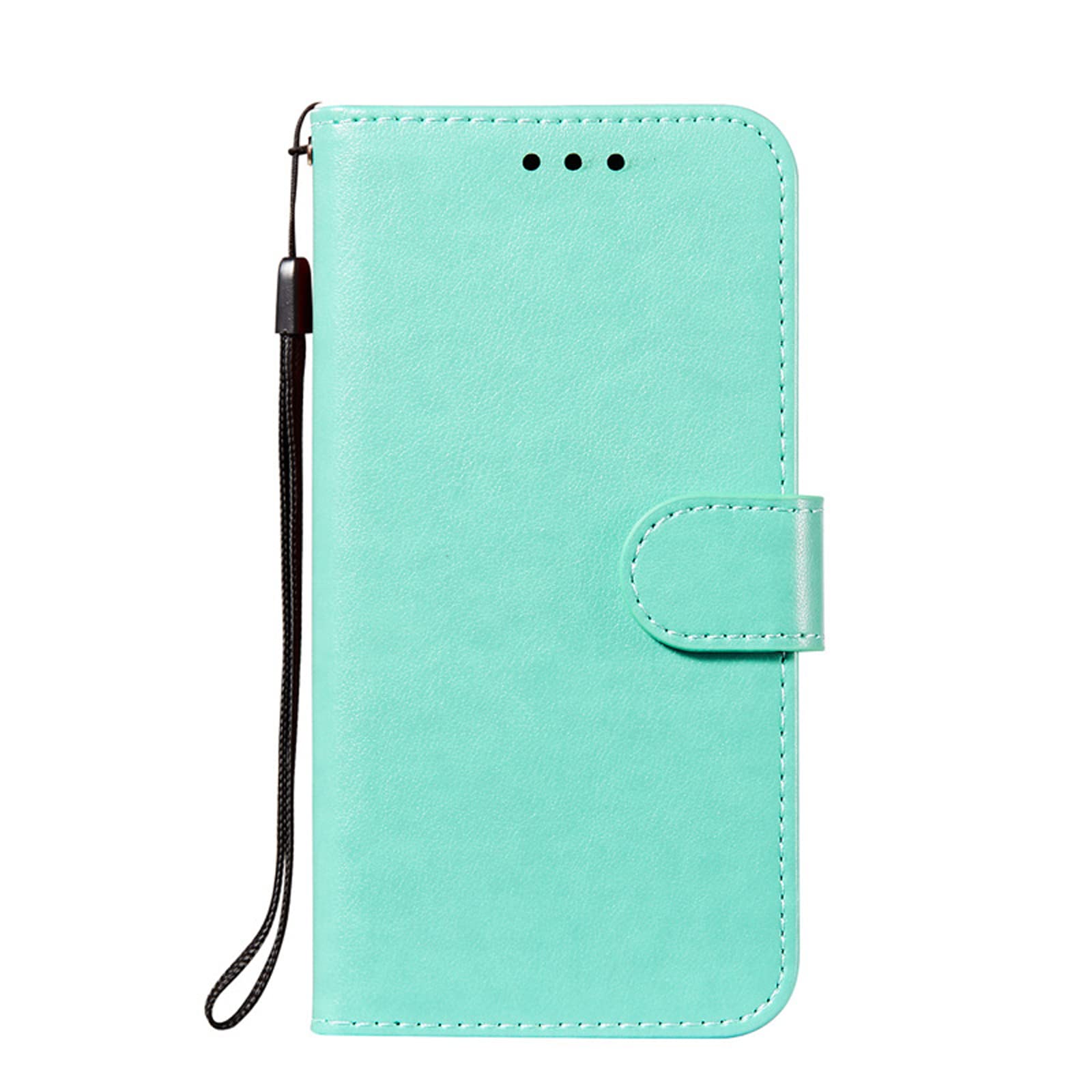 LTL Etui na telefon do iPhone 13 Mini/13/13 Pro/13 Pro Max, skórzane etui z klapką z przegródkami na karty, etui na telefon, magnetyczne zamknięcie, zielone, 13pro 6,1"