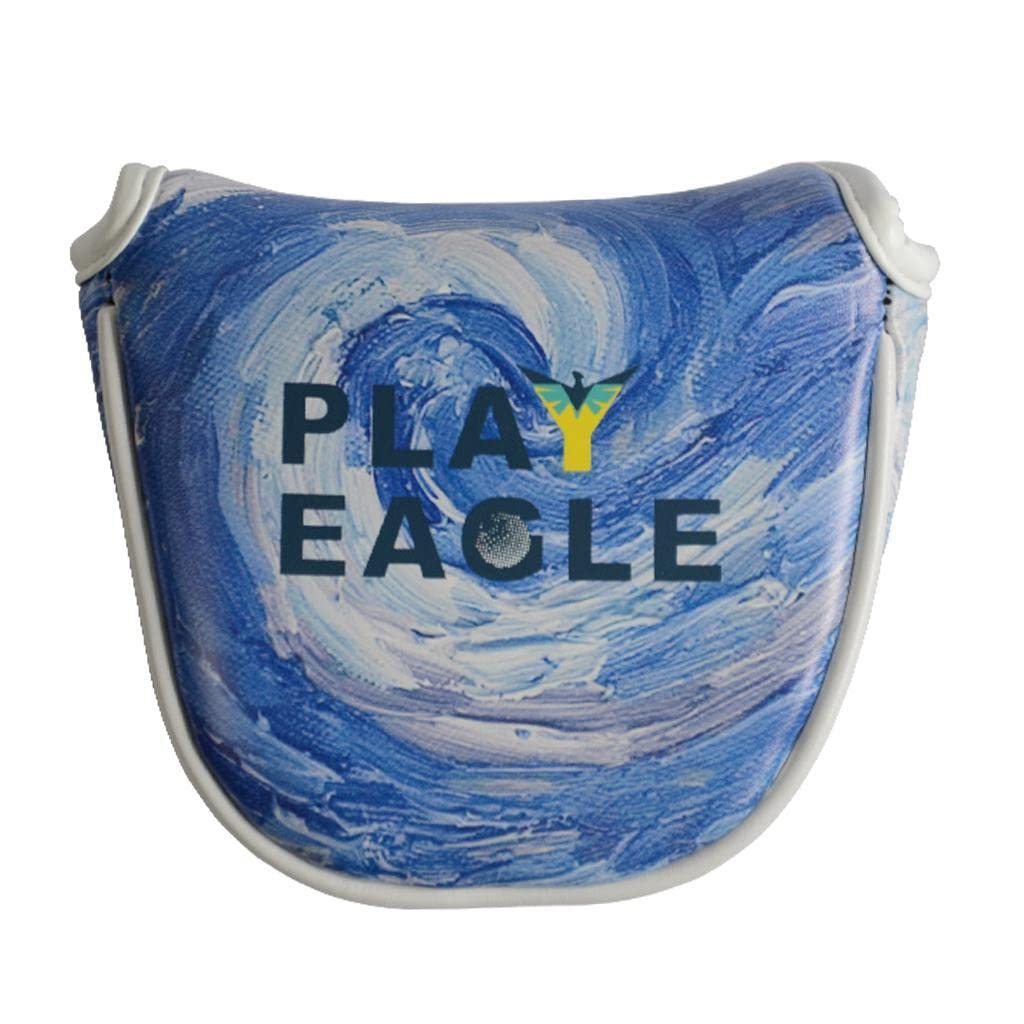 UJEAVETTE PU Golf Mallet Head Cover Club Protector Putter Cover Sleeve Center Putter