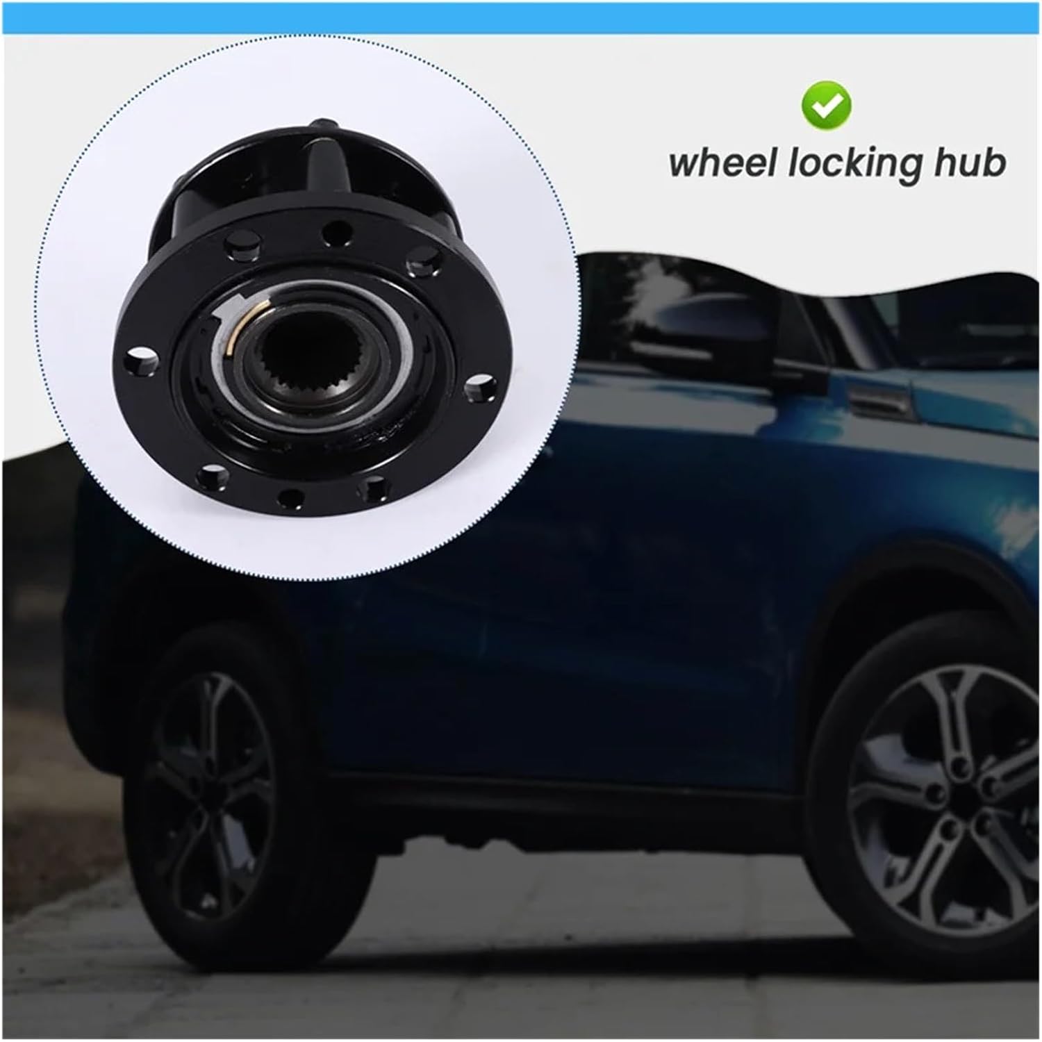 Locking Wheel Hub B029 43810-60A00 AVM438 Lock 26 Splines Compatible with Suzuki Vitara X-90 Escudo 89-01 JIMNY SJ410413