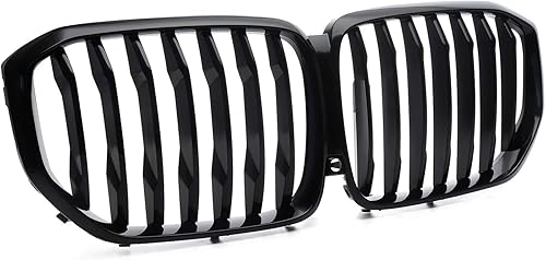 Miniatura 5 de MotorFansClub Parrilla de rejilla para BMW X5 G05 xDrive40i xDrive50i xDrive45e M50i 2019 2020 2021 2022 2023 parrilla frontal de repuesto negro